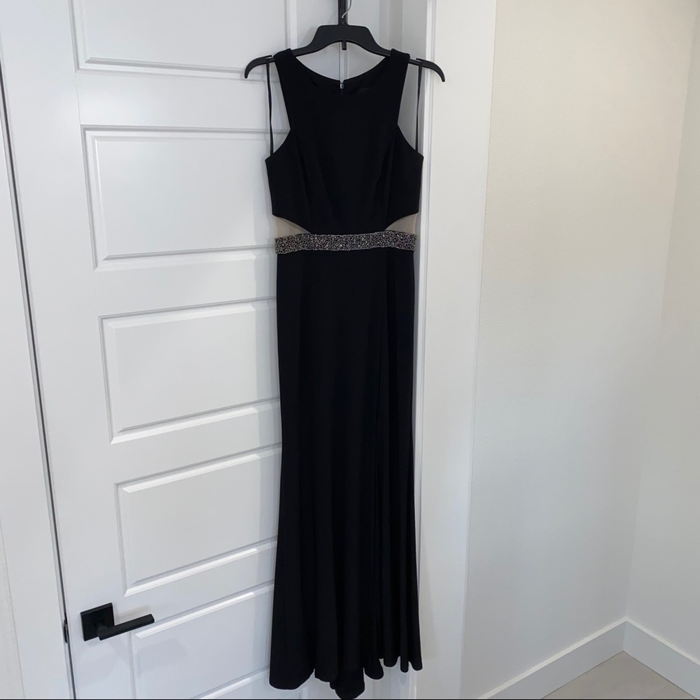 Xscape black formal gown size 8